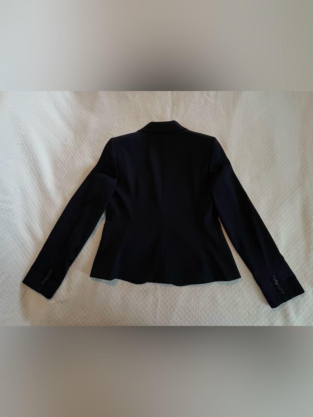 Anne Klein Women’s Navy Single-Button Lined Blazer Tailored Jacket Size 8 EUC - Picture 8 of 10